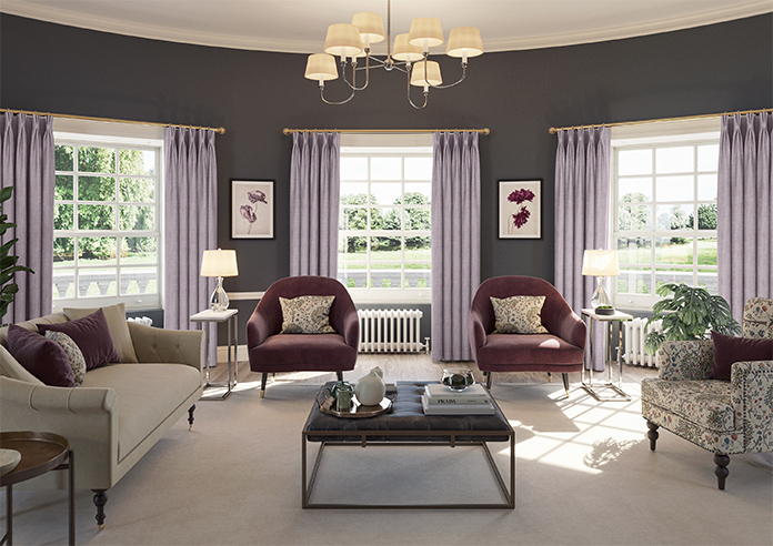 Rhea, Grape - Made to Measure Curtains - Image 14